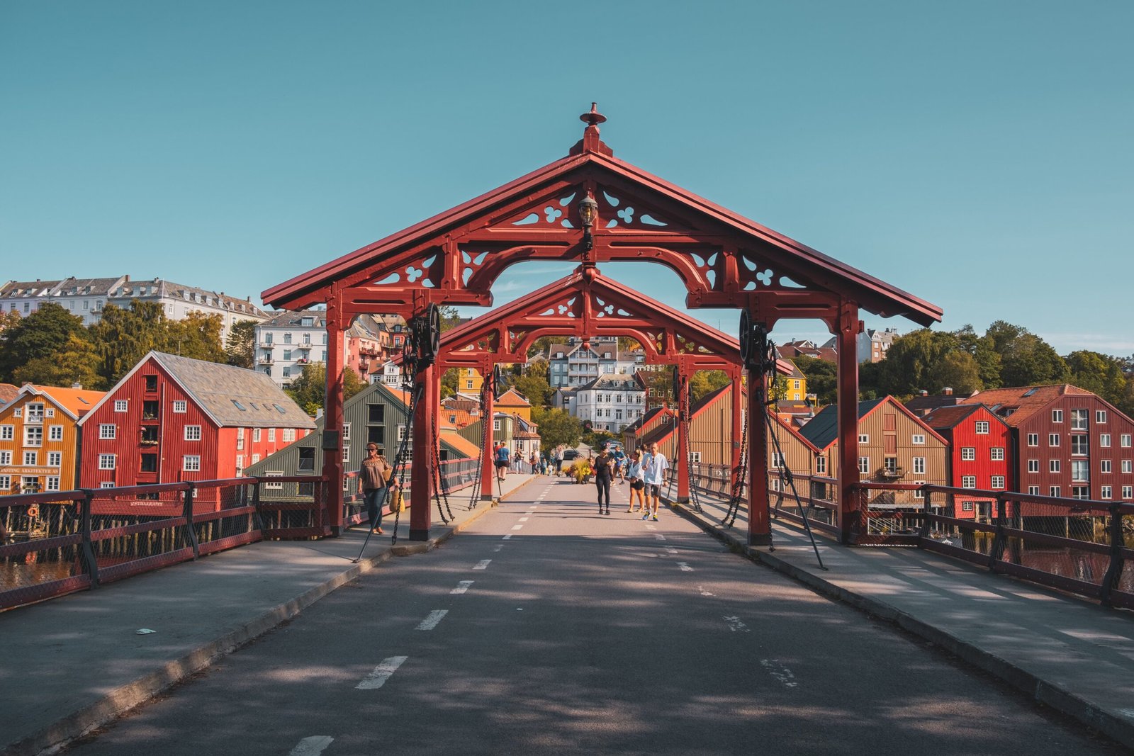 cityscape of trondheim