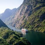 Hurtigruten cruise ship in Norway