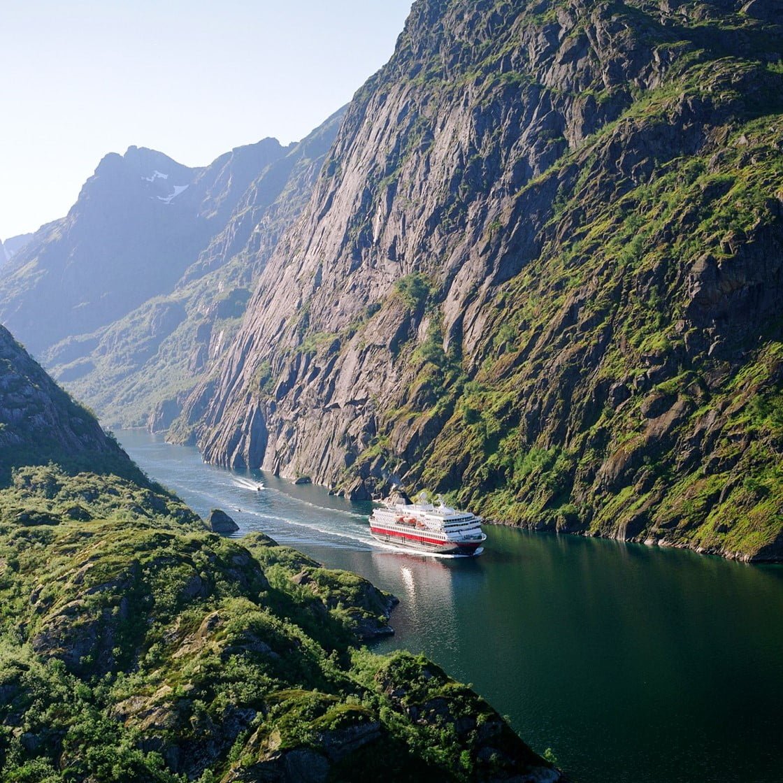 Hurtigruten cruise ship in Norway